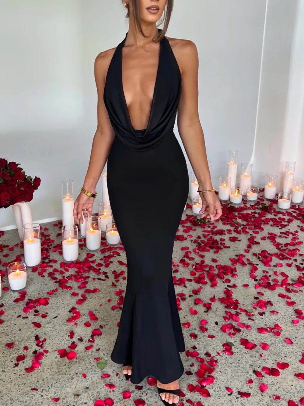 Babyboo Chrishelle Maxi Dress In Black Size XS